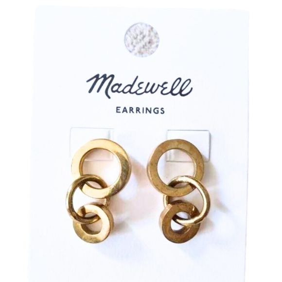 Madewell Jewelry - Madewell To The Market Link Earrings Style MD548 Posts New with Tag